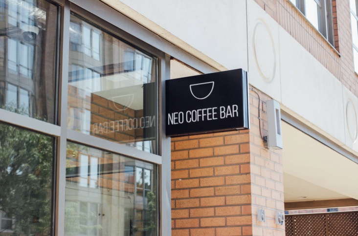 Neo Coffee sign- Best Coffee