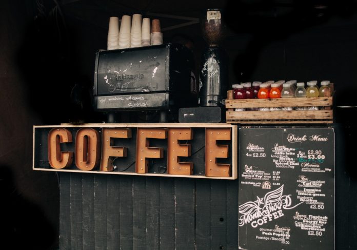 Best coffee shops- coffee sign